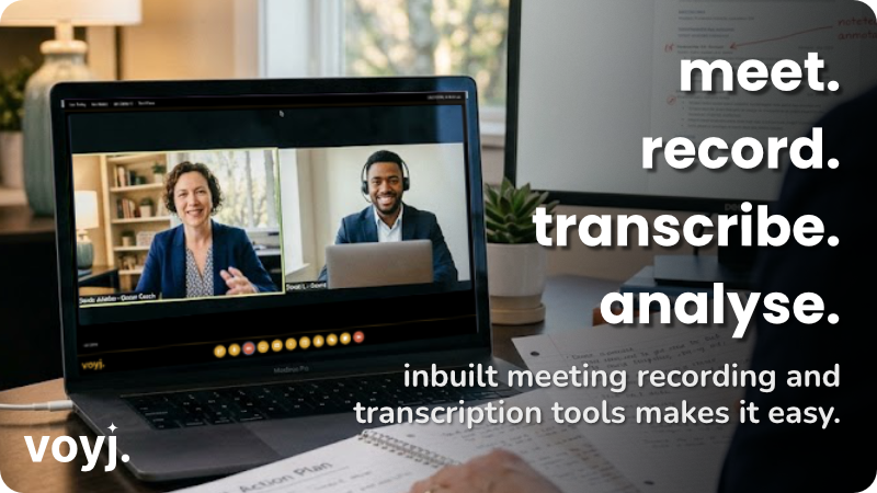 Voyj video session view — see features